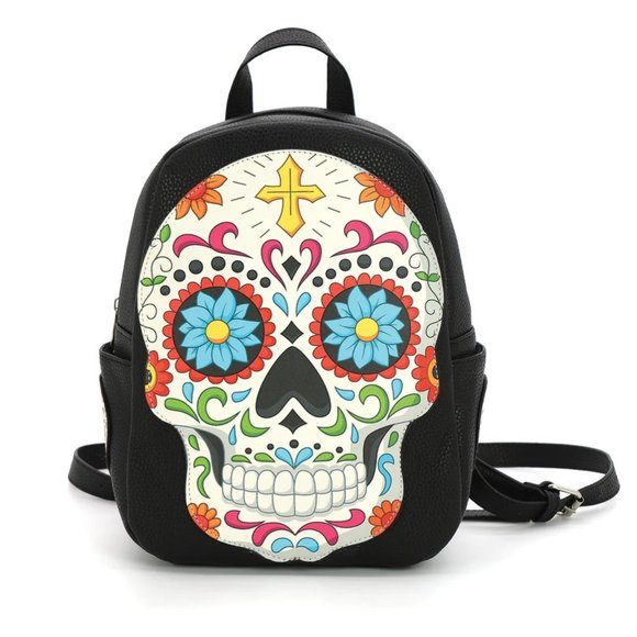 Sugar Skull Head Mini Backpack main image 2